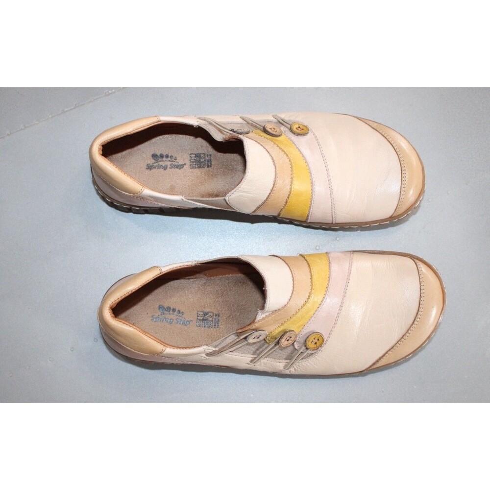 Spring Step Neeta Lagenlook Leather Comfort Shoes Women’s 9.5 EU 40 Boho Loafers - Picture 6 of 9
